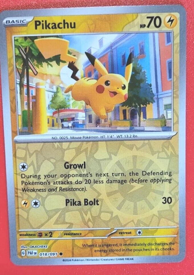 ピカチュウ 023/071 HP70 Pikachu HP70 2023 Reverse Holo Collectible Pokemon Card No