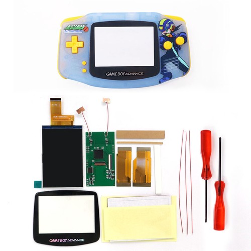 3.0 inch V5 GBA IPS LCD High brightness LCD Kits W/Pattern Shell For GameBoy Adv - Picture 43 of 53