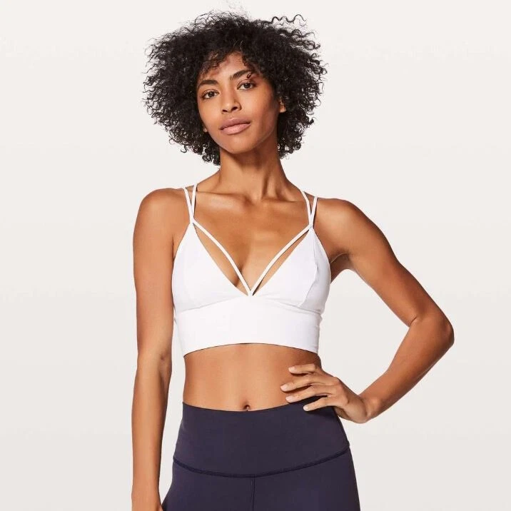 Lululemon Pushing Limits Bra (White Size 4)