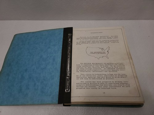 Vintage Belsaw Institute of Locksmith Lesson Manual binder - Picture 7 of 12