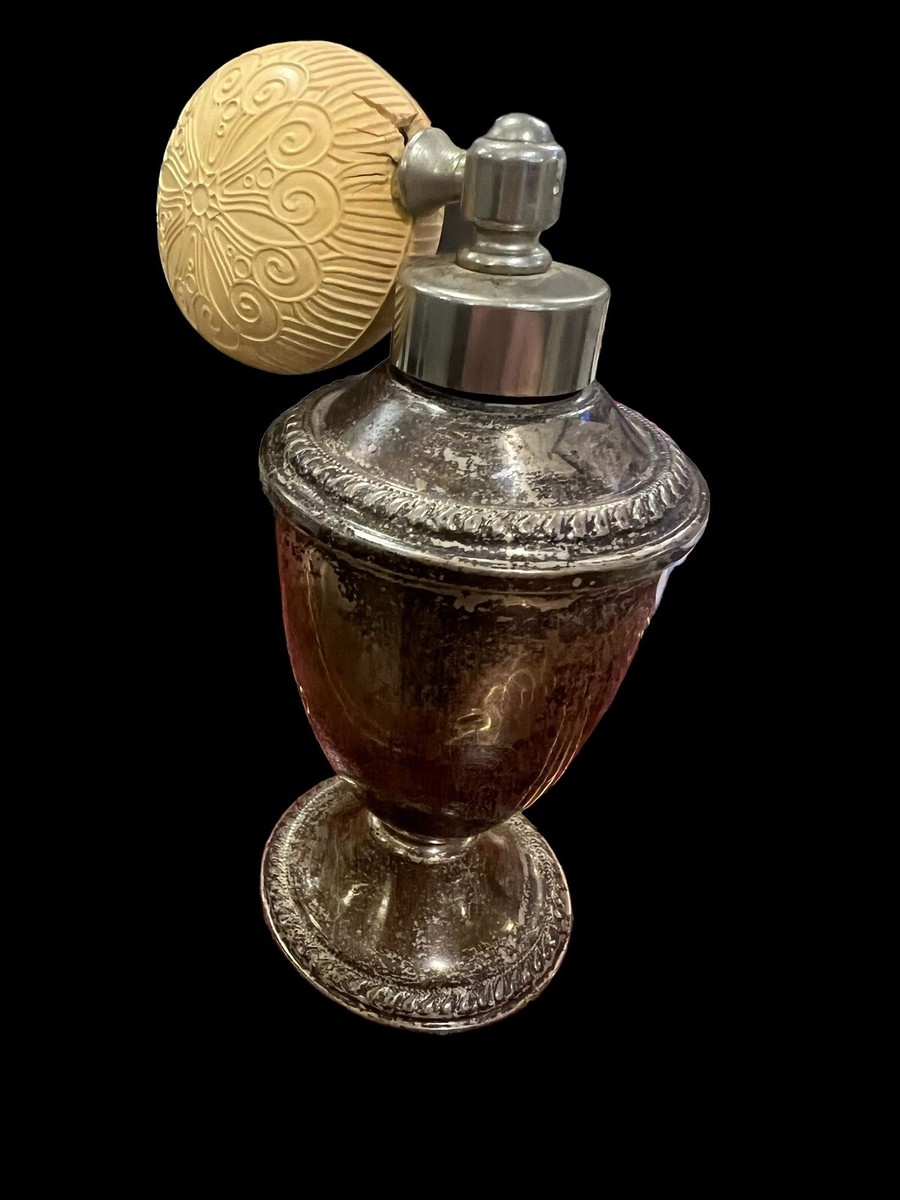 香水瓶　アトマイザー　彫金　SILVER　perfume bottle　ツキ10 香水瓶 アトマイザー 彫金 SILVER perfume bottle ツキ10
