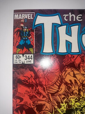 THOR #344 Balder The Brave Beta Ray Bill Walter Simonson art 1984 
