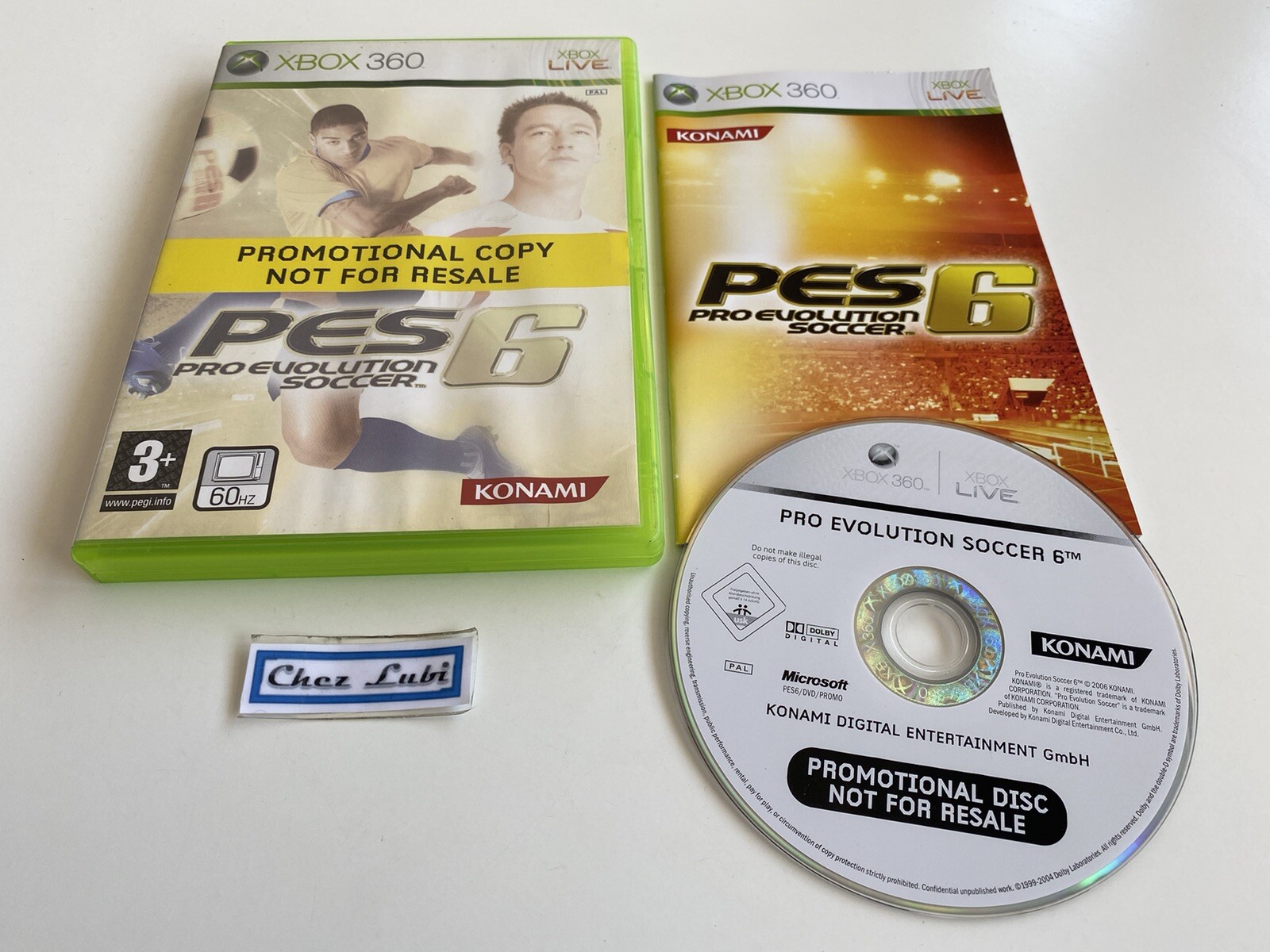 PES Pro Evolution Soccer 6 - Promo - Microsoft Xbox 360 - PAL - Avec Notice