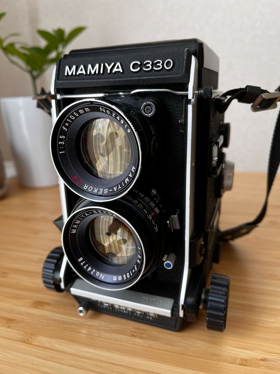 Mamiya C330 PRO + 105mm f/3.5 マミヤ 二眼レフ フィルムカメラ YB673