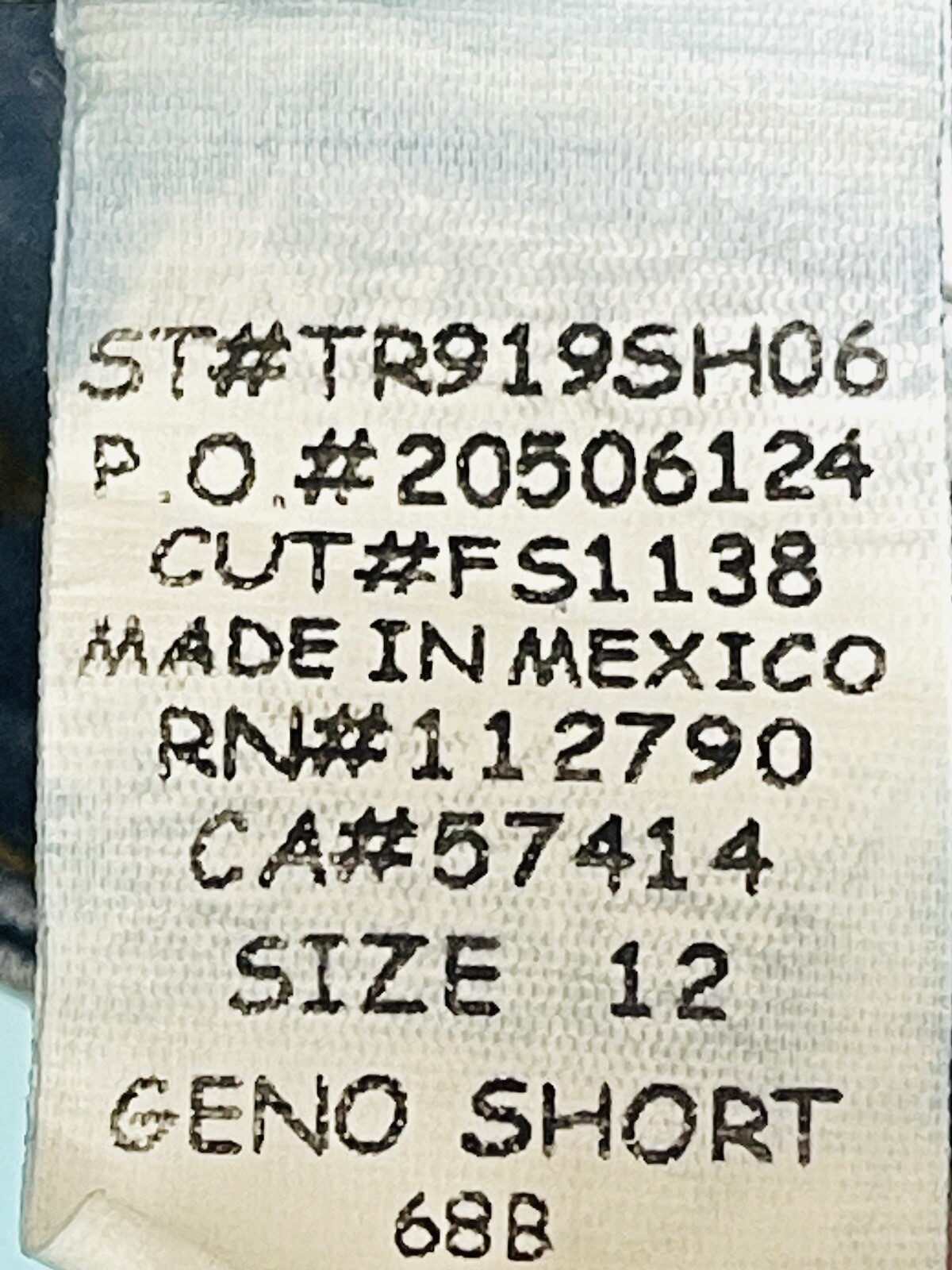 TRUE RELIGION WOMENS GENO SHORTS 12 Blue Cut Off Coupe Artsy Outdoorsy Bermuda thumbnail 12