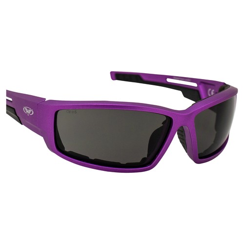 Occhiali da moto imbottiti Global Vision Sly per donna occhiali da sole 2 paia rosa e - Foto 6 di 7