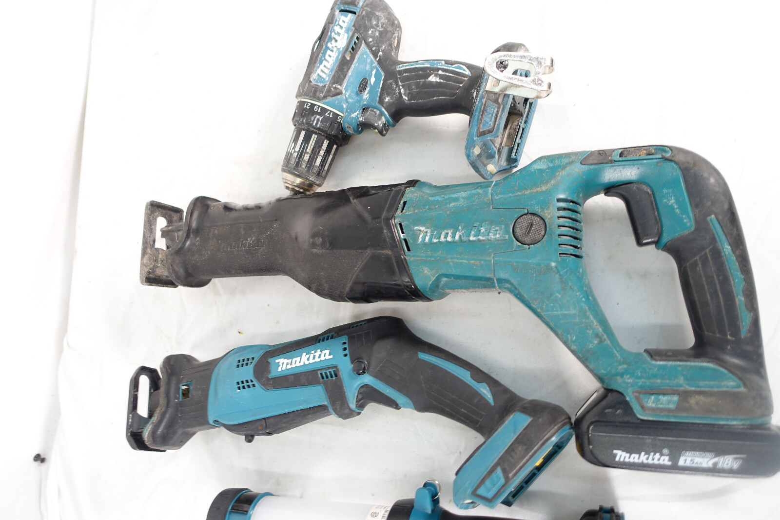 4 Piece Makita LXT 18V Lot DRILL RECIP/SAW LIGHT COMPACT RECIP/SAW W