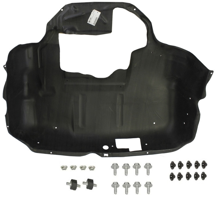 Protection sous moteur pour VW T4 plaque de carter de 1990 à 2004 en acier noir avec kit de fixation