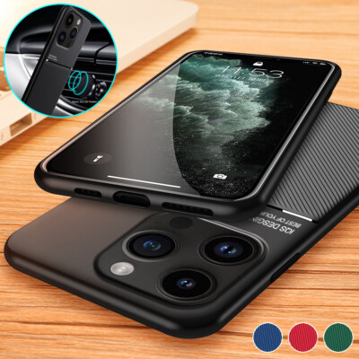 Case For iPhone 17 16 15 14 Pro Max Plus 13 12 ShockProof Leather Magnetic Cover