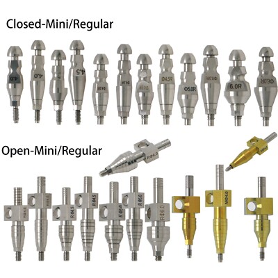 Dental Impression Coping Transfer Tray Open Closed for Osstem Hiossen ET M/R