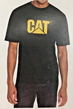 Caterpillar CAT Men's Logo Workwear Relaxed Fit Tee T-Shirt BLACK MEDIUM