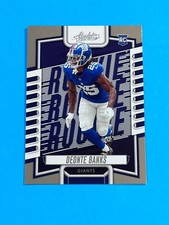 2023 Panini Absolute Deonte Banks Rookie Base Foil #156 NY Giants RC (A)