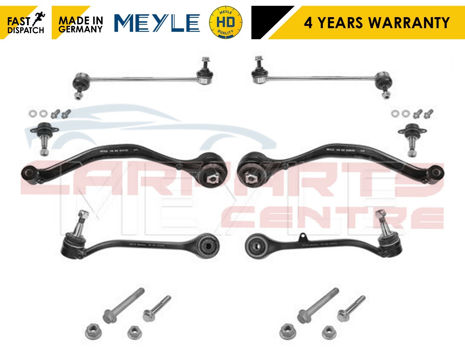 BMW X3 E83 FRONT REAR LOWER SUSPENSION CONTROL ARMS BALL JOINTS  
