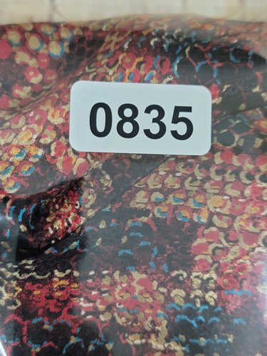 Vintage Maycene Shirt Womens Large Multicolor Snakeskin Print Silky Fabric NWT - Picture 13 of 13