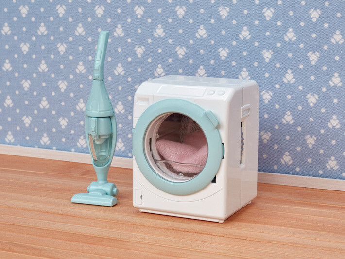 Sylvanian Families KA-626 Laundry machine Cleaning machine set