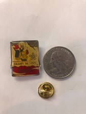 CALGARY 1988 CANADA WINTER OLYMPIC GAMES COCA-COLA ICE HOCKEY PIN (Mascot)