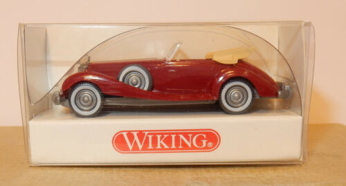 MICRO WIKING HO 1/87 MERCEDES BENZ 540 K rouge foncé #8350120 in box - Imagen 7 de 8