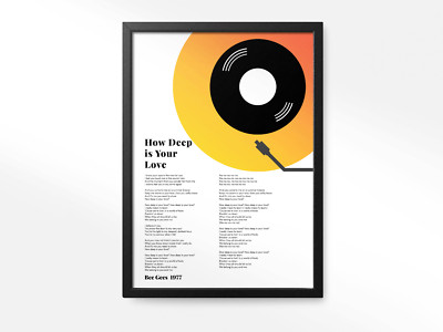 Individueller Vinyl Text Musik Druck, Valentinstag Geschenk, personalisierte Schallplatte Kunst,