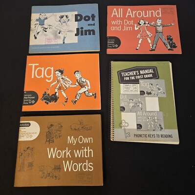 NM VTG Phonetic Keys to Reading Dot & Jim 1st Grade Complete Set Teachers Guide 