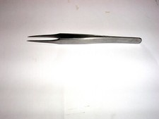 RUBIS  2 TWEEZERS Ultra fine needle sharpe NEW 4.5" L SWISS MADE