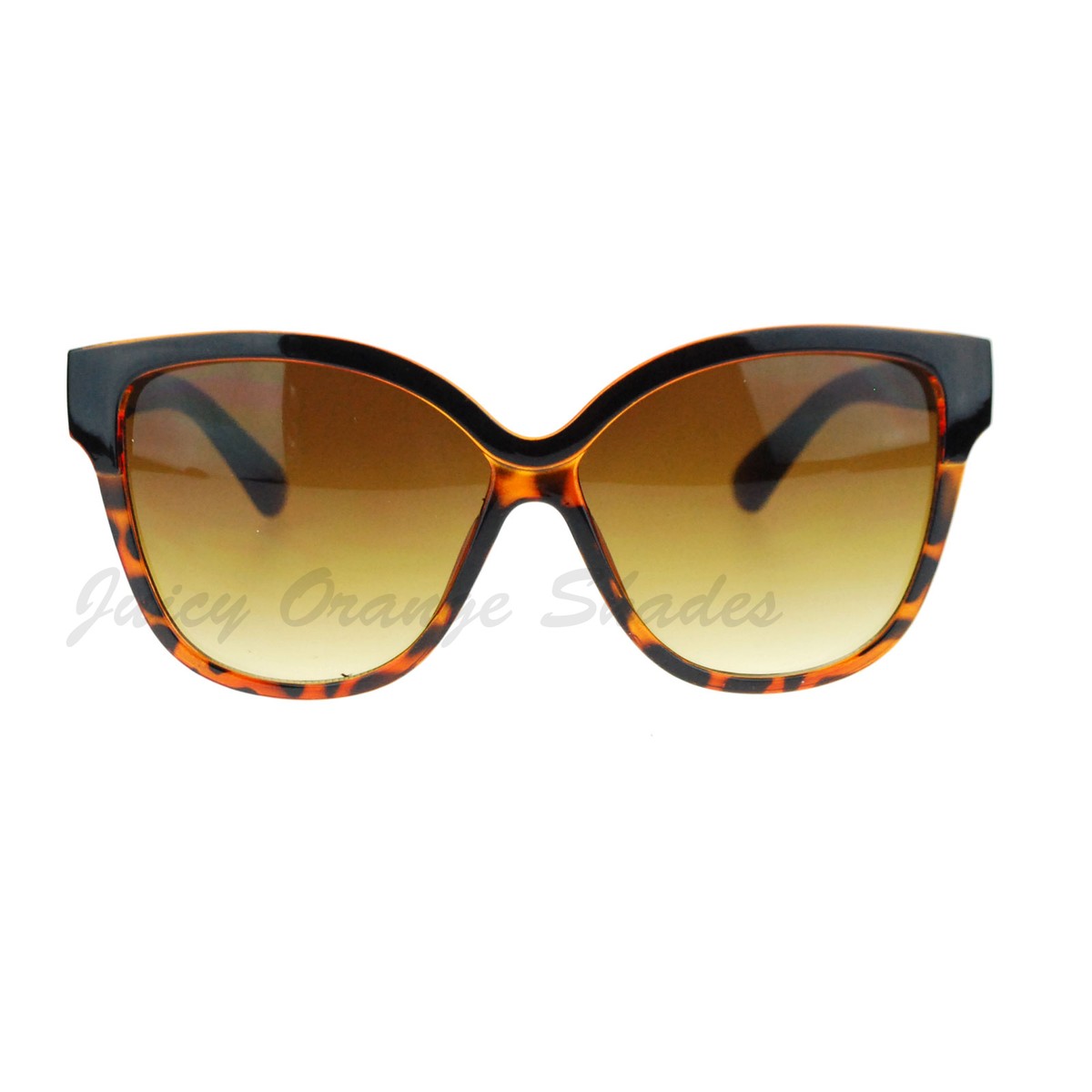 Oversized Oval Retro Butterfly Frame Sunglasses UV400 Protection Wide-Oversized-Sunglasses-Wrap  main image 2