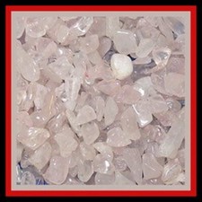 Rose Quartz Gemstone Embellishment UNDRILLED Medium Chips 50g 1.75 oz 