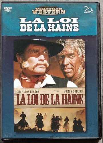 DVD LA LOI DE LA HAINE/THE LAST HARD MEN/CHARLTON HESTON/JAMES COBURN/WESTERN