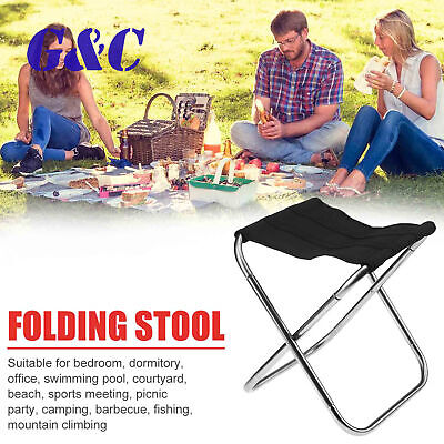 Portable Camping Folding Chair Ultralight Outdoor BBQ Stool Beach Fishing Seat Portable Camping Folding Chair Ultralight Outdoor BBQ Stool Beach Fishing Seat