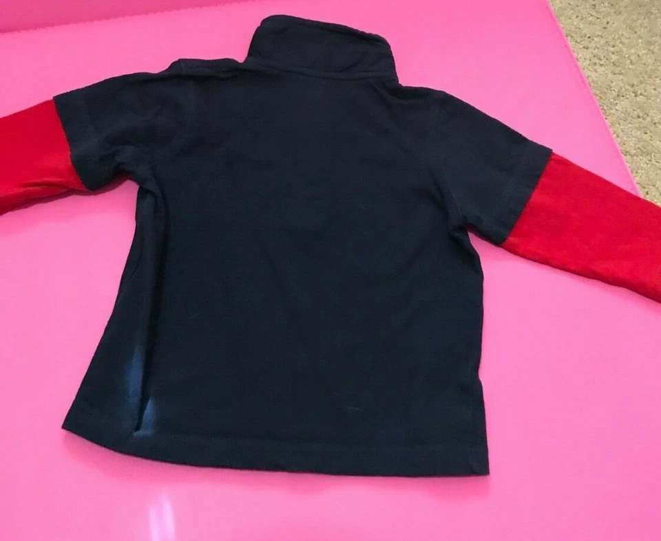 Boys 18M  FADED GLORY 2 Tone **Basketball ** Long Sleeve Shirt Super Sharp! 18M - Image 4 of 4