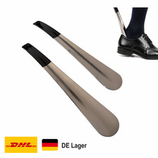 2 St&uuml;ck Schuhl&ouml;ffel Schuhanzieher Metall 30 cm lang Langer Schuhanziehhilfe NEU