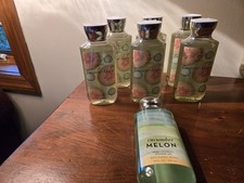 Lot of 7 Bath  Body Works Cucumber Melon Shower Gel New 10 fl.oz.