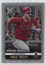 2020 Topps Big League Award Winners Rainbow Foil 10/100 Mike Trout #283 4f5