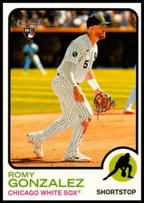 2022 Romy Gonzalez Rookie Topps Heritage BASEBALL #164 Chicago White Sox