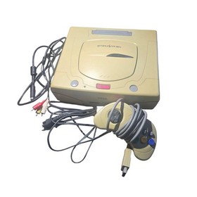 [Me0529-73] SEGA SATURN main unit with box game retro Heisei