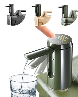 Automatic Touch Control Water Pump,Only for 5 Gallon,4.8, 3.5, 3.2Gal Green