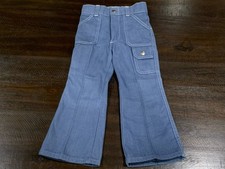 Vintage Billy the Kid Pants Boys 4 Slim Blue Denim Permanent Press Flared