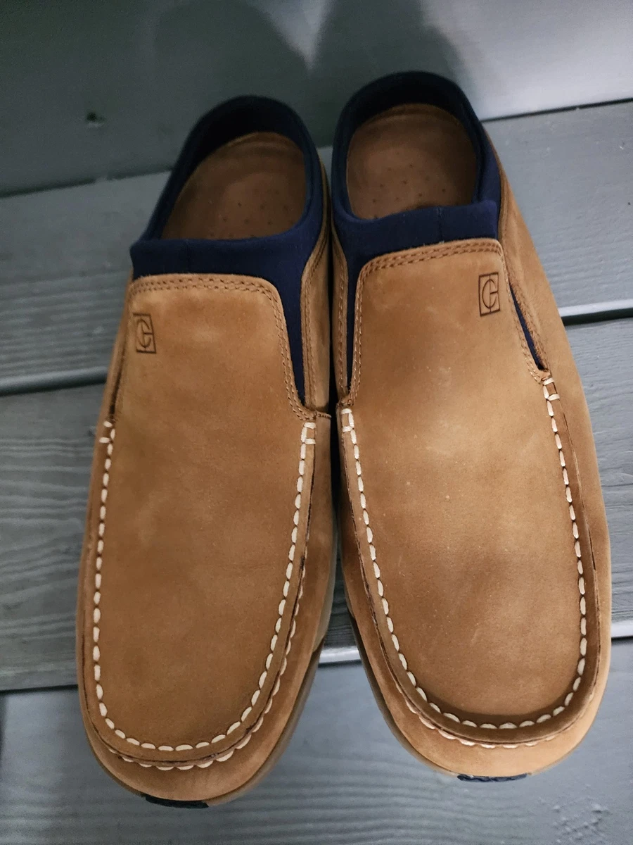 Cole Haan Collection Men\'s Sz 11.5M Brown Suede Bit Moccasin Loafers Made/Italy Cole Haan Brown Leather Loafers with Horsebit Detail main image 4