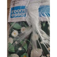 Room Essentials Body Pillow Covers Floral Print 100 Recycled Polyester 2 in pk