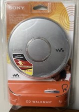 Sony CD Walkman D-EJ011 Silver Portable CD Player G-Protection Mega Bass New In