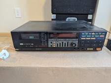 Sansui D-990R Compu-Reverse Stereo Cassette Deck - See Cable - For Parts