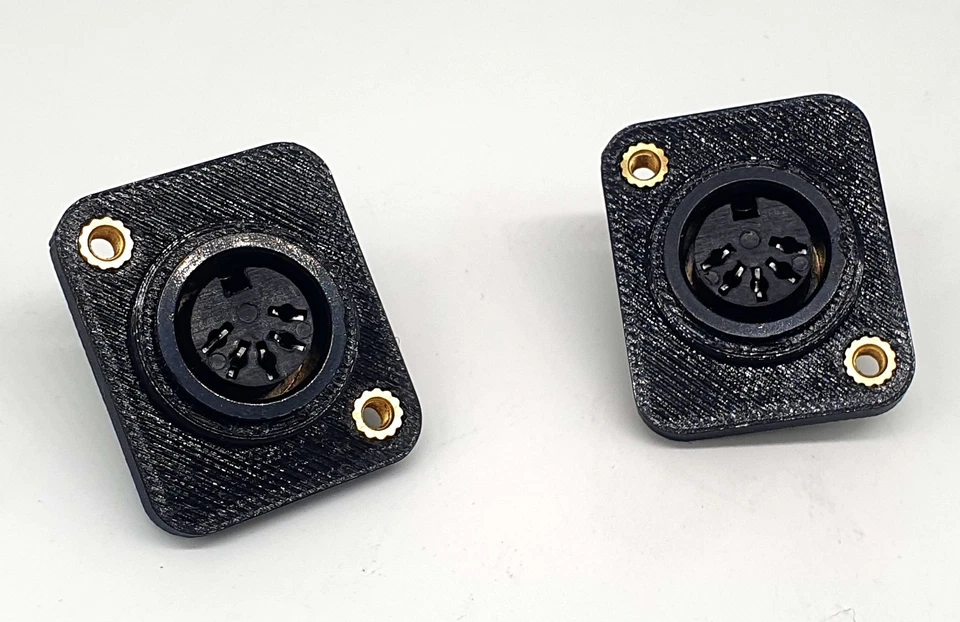 5 Pin Din MIDI Chassis Socket Neutrik D Type Shell Female Panel Mount Connector - Image 4 of 4