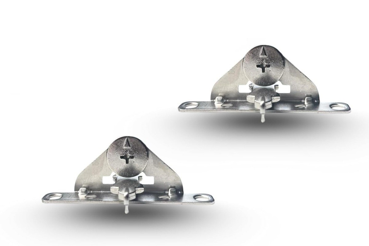 INDAUX Supra Metal Drawers Side Front Fixing Brackets pack of 2 pcs