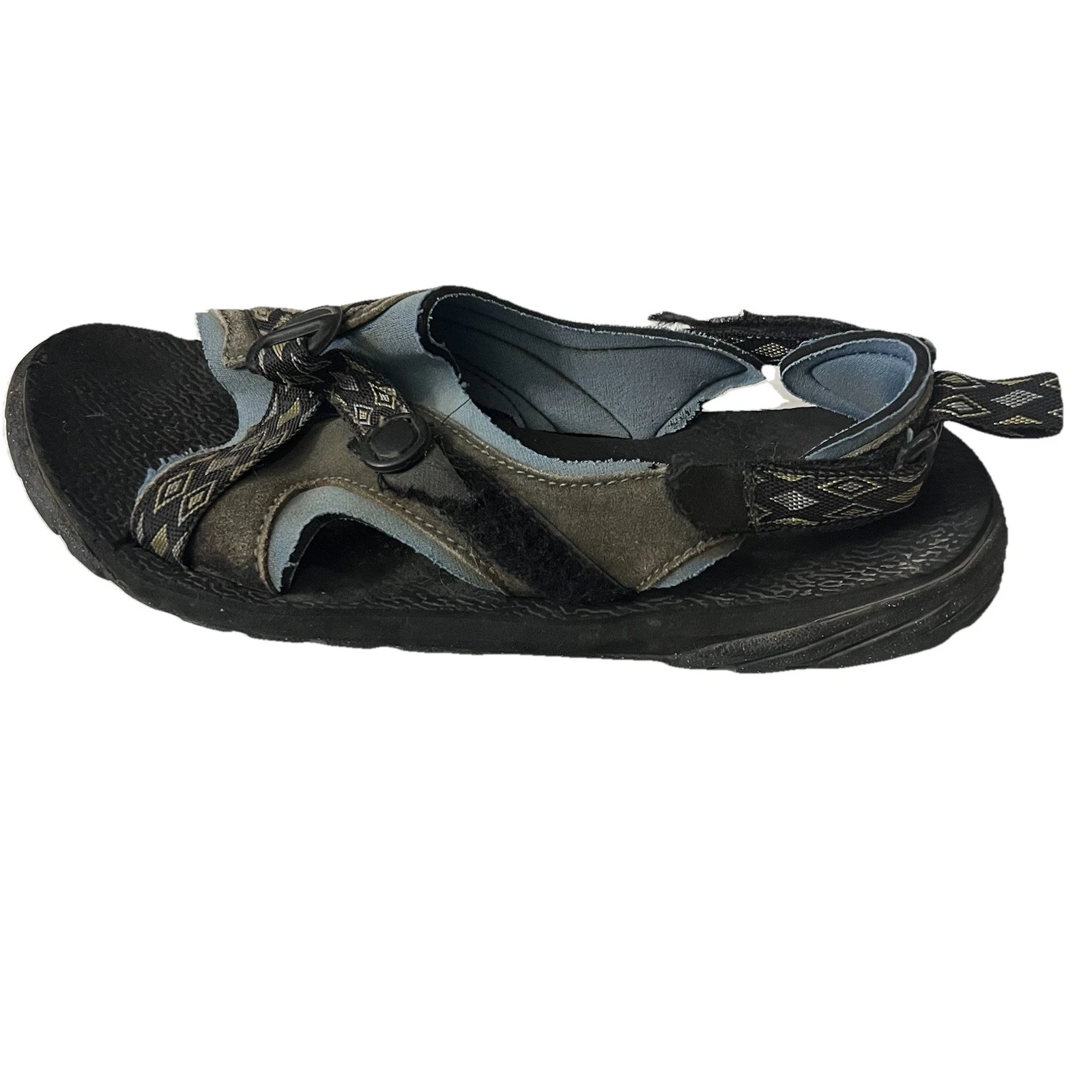 Sandali Nike Strap Escursionismo Sport Casual Outdoor Donna Taglia 10 Blu Nero Grigio