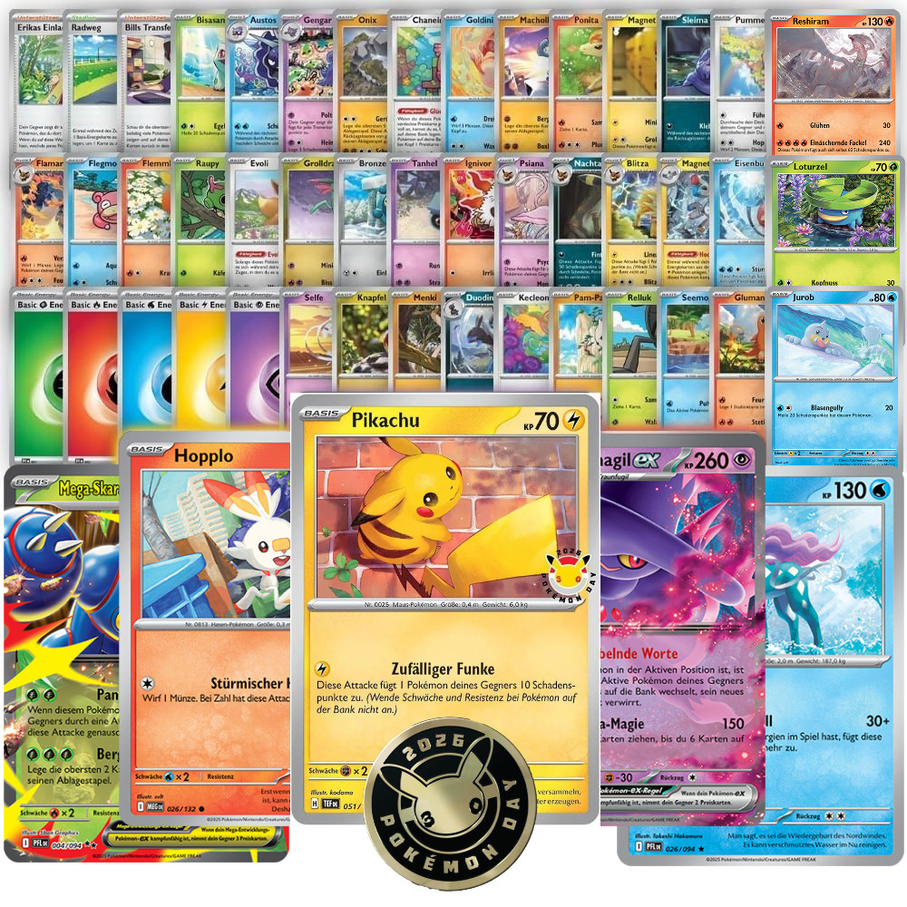 Pokemon Cartas Colección 50x Cartas Coleccionables Raro Brillo Holo Original Alemán