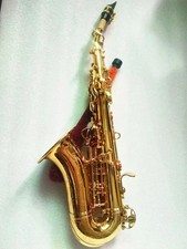 Brand new High quality Curved soprano saxophone S-991 Gold Professional