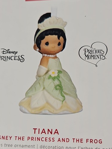 Hallmark Precious Moments Disney Princess Tiana And The Frog Ornament 2022 New - Picture 2 of 9
