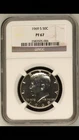 1969 S PROOF SILVER KENNEDY HALF DOLLAR ~ NGC PF 67