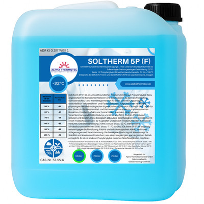 Solarflüssigkeit Flach- u. Röhrenkollektor 10 l blau Fertiggemisch bis -32° C