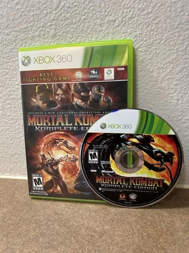 Mortal Kombat Komplete Edition Xbox 360 excellent condition and tested
