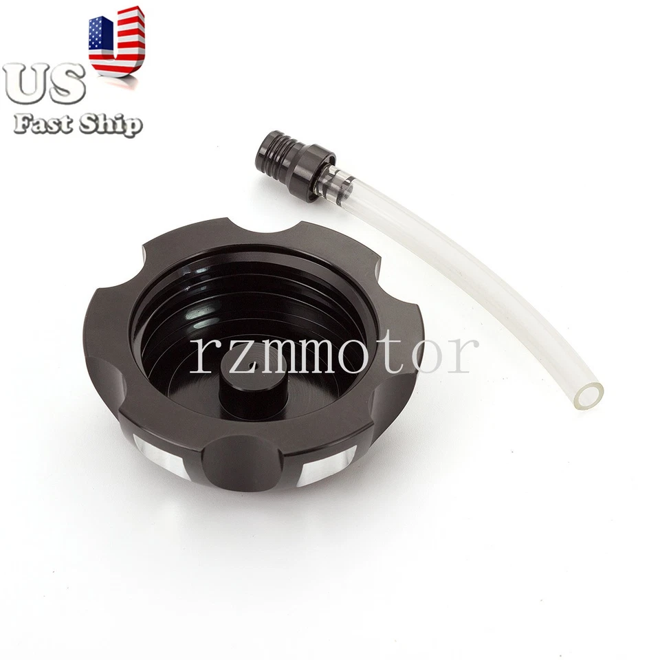 Tapa de tanque de combustible CNC pivote motorcross apta para Honda CRF230F 2003 2004 2005-2017 Foto 2 de 4